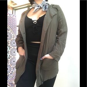Olive Green Light Jacket